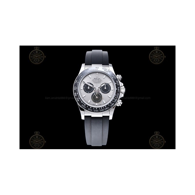 Daytona 904L SS/CER/RU Grey/Black/Stk FF A7750