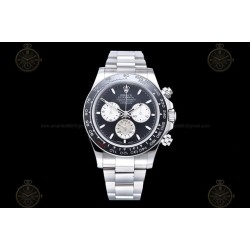 Daytona 904L SS/CER/RU Lemans Black/White/Stk FF A7750