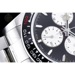 Daytona 904L SS/CER/RU Lemans Black/White/Stk FF A7750