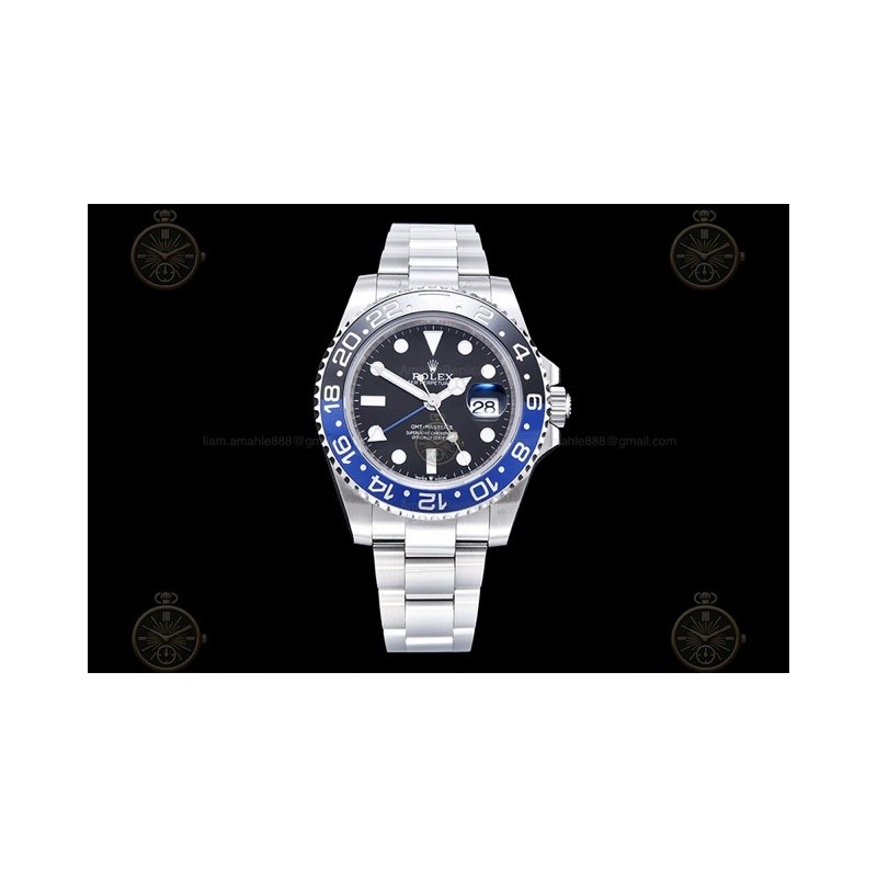 GMT-Master II 904L SS/BLNR/Oys Black/Dot FF SH3285