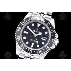 GMT-Master II 904L SS/GRNR/Jub Black/Dot FF SH3285