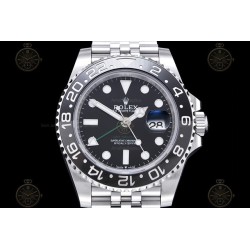 GMT-Master II 904L SS/GRNR/Jub Black/Dot FF SH3285