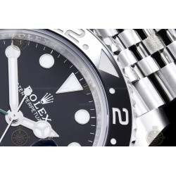 GMT-Master II 904L SS/GRNR/Jub Black/Dot FF SH3285