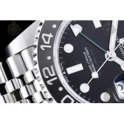 GMT-Master II 904L SS/GRNR/Jub Black/Dot FF SH3285