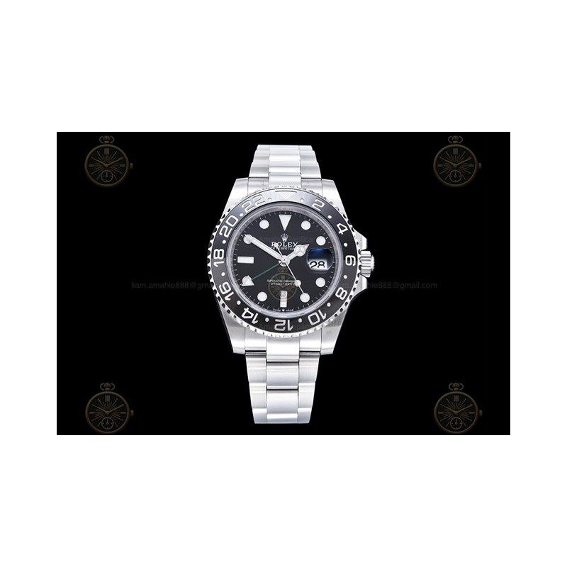 GMT-Master II 904L SS/GRNR/Oys Black/Dot FF SH3285