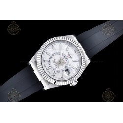 Sky-Dweller SS/Flt/RU White/Stk Noob V2 Asian 23J