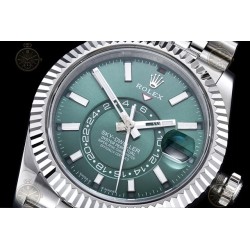 Sky-Dweller SS/Flt/Jub Mint Green/Stk Noob V2 Asian 23J