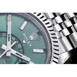 Sky-Dweller SS/Flt/Jub Mint Green/Stk Noob V2 Asian 23J