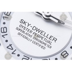 Sky-Dweller SS/Flt/Jub White/Stk Noob V2 Asian 23J