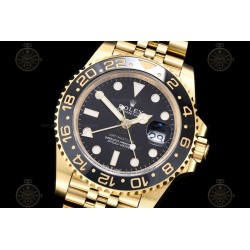 GMT-Master II 126718GRNR 904L Wtd YG/CER/Jub Black/Dots GOLD SH3285 CHS