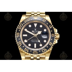 GMT-Master II 126718GRNR 904L Wtd YG/CER/Jub Black/Dots GOLD SH3285 CHS