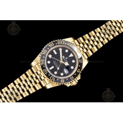 GMT-Master II 126718GRNR 904L Wtd YG/CER/Jub Black/Dots GOLD SH3285 CHS