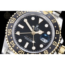 GMT-Master II 904L YG/SS/GRNR/Jub Black/Dot EWE EWE3285