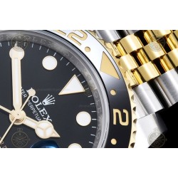 GMT-Master II 904L YG/SS/GRNR/Jub Black/Dot EWE EWE3285