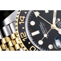 GMT-Master II 904L YG/SS/GRNR/Jub Black/Dot EWE EWE3285