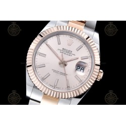 Datejust 41mm 126331 904L RG-SS/Flt/Oys RG/Stk EWE A3235