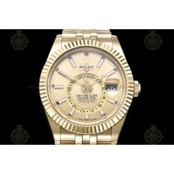 Sky-Dweller  YG/Flt/Jub Gold/Stk Noob V2 Asian 23J