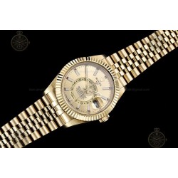 Sky-Dweller  YG/Flt/Jub Gold/Stk Noob V2 Asian 23J