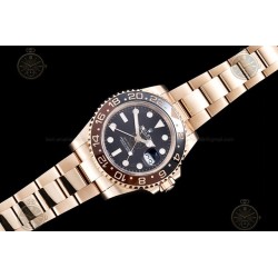 GMT-Master II 126715CHNR 904L Wtd RG/CER/Oys Black/Dots GOLD SH3285 CHS