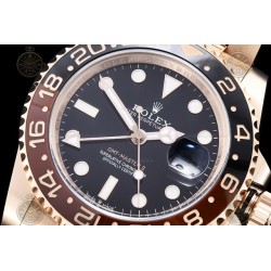 GMT-Master II 126715CHNR 904L Wtd RG/CER/Oys Black/Dots GOLD SH3285 CHS