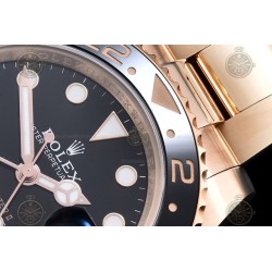 GMT-Master II 126715CHNR 904L Wtd RG/CER/Oys Black/Dots GOLD SH3285 CHS