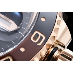 GMT-Master II 126715CHNR 904L Wtd RG/CER/Oys Black/Dots GOLD SH3285 CHS