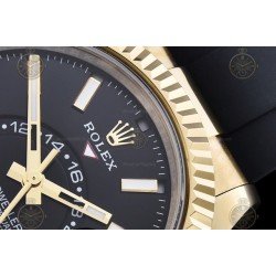 Sky-Dweller YG/Flt/RU Black/Stk Noob V2 Asian 23J