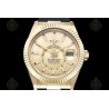 Sky-Dweller YG/Flt/RU Gold/Stk Noob V2 Asian 23J