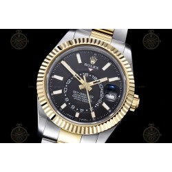 Sky-Dweller YG/SS/Flt/Oys Black/Stk Noob V2 Asian 23J