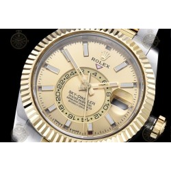 Sky-Dweller YG/SS/Flt/Oys Gold/Stk Noob V2 Asian 23J