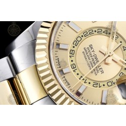 Sky-Dweller YG/SS/Flt/Oys Gold/Stk Noob V2 Asian 23J