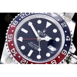 GMT-Master II 116719 904L Wtd SS/CER/Oys Blue/Dots GOLD SH3285