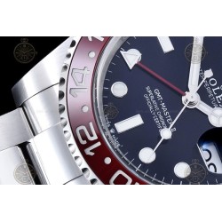 GMT-Master II 116719 904L Wtd SS/CER/Oys Blue/Dots GOLD SH3285