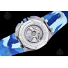 Royal Oak Offshore 26400 SS/CER/Blue RU Blue/White/Stk TKF A3126 Mod