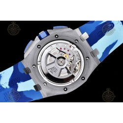 Royal Oak Offshore 26400 SS/CER/Blue RU Blue/White/Stk TKF A3126 Mod