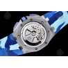 Royal Oak Offshore 26400 SS/CER/Blue RU Blue/White/Stk TKF A3126 Mod