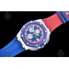 Royal Oak Offshore 26400 SS/CER/Blue/Red RU Blue/White/Stk TKF A3126 Mod