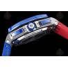 Royal Oak Offshore 26400 SS/CER/Blue/Red RU Blue/White/Stk TKF A3126 Mod