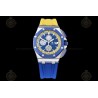 Royal Oak Offshore 26400 SS/CER/Blue/Yellow RU Blue/White/Stk TKF A3126 Mod