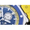 Royal Oak Offshore 26400 SS/CER/Blue/Yellow RU Blue/White/Stk TKF A3126 Mod