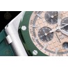 Royal Oak Offshore 26400 SS/CER/Green RU Cream/Black/Stk TKF A3126 Mod