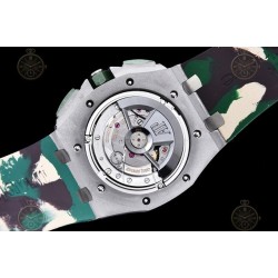 Royal Oak Offshore 26400 SS/CER/Green RU Cream/Black/Stk TKF A3126 Mod