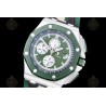 Royal Oak Offshore 26400 SS/CER/Green RU Green/White/Stk TKF A3126 Mod