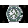 Royal Oak Offshore 26400 SS/CER/Green RU Green/White/Stk TKF A3126 Mod