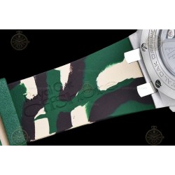 Royal Oak Offshore 26400 SS/CER/Green RU Green/White/Stk TKF A3126 Mod