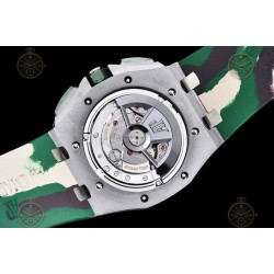 Royal Oak Offshore 26400 SS/CER/Green RU Green/White/Stk TKF A3126 Mod