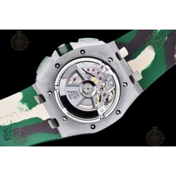 Royal Oak Offshore 26400 SS/CER/Green RU Green/White/Stk TKF A3126 Mod