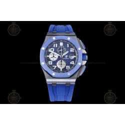 Royal Oak Offshore 26405 CER/CER/Blue RU Smoked Blue/Black/White/Num TKF A3126 Mod