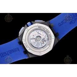 Royal Oak Offshore 26405 CER/CER/Blue RU Smoked Blue/Black/White/Num TKF A3126 Mod