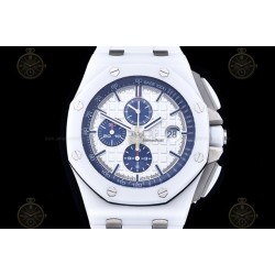 Royal Oak Offshore 26402 CER/CER/White RU White/Blue/Stk TKF A3126 Mod